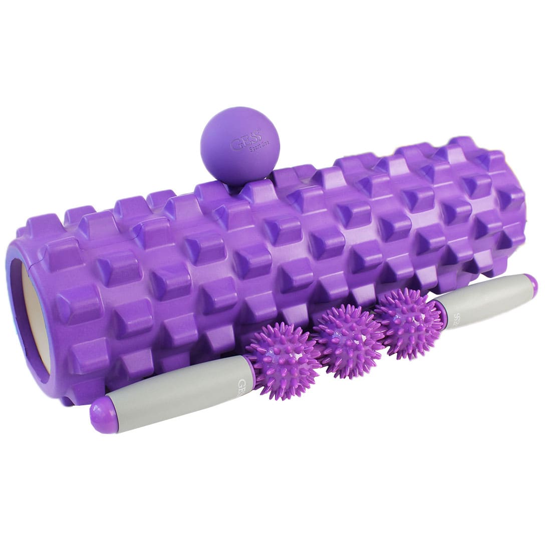 Набор для йоги и фитнеса ANANDA GESS-094. Валик, палка с роликами, мячик купить в OrtoMir24