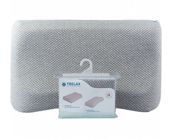Наволочка для Respecta Sola for man НП30, Серая Trelax купить в OrtoMir24