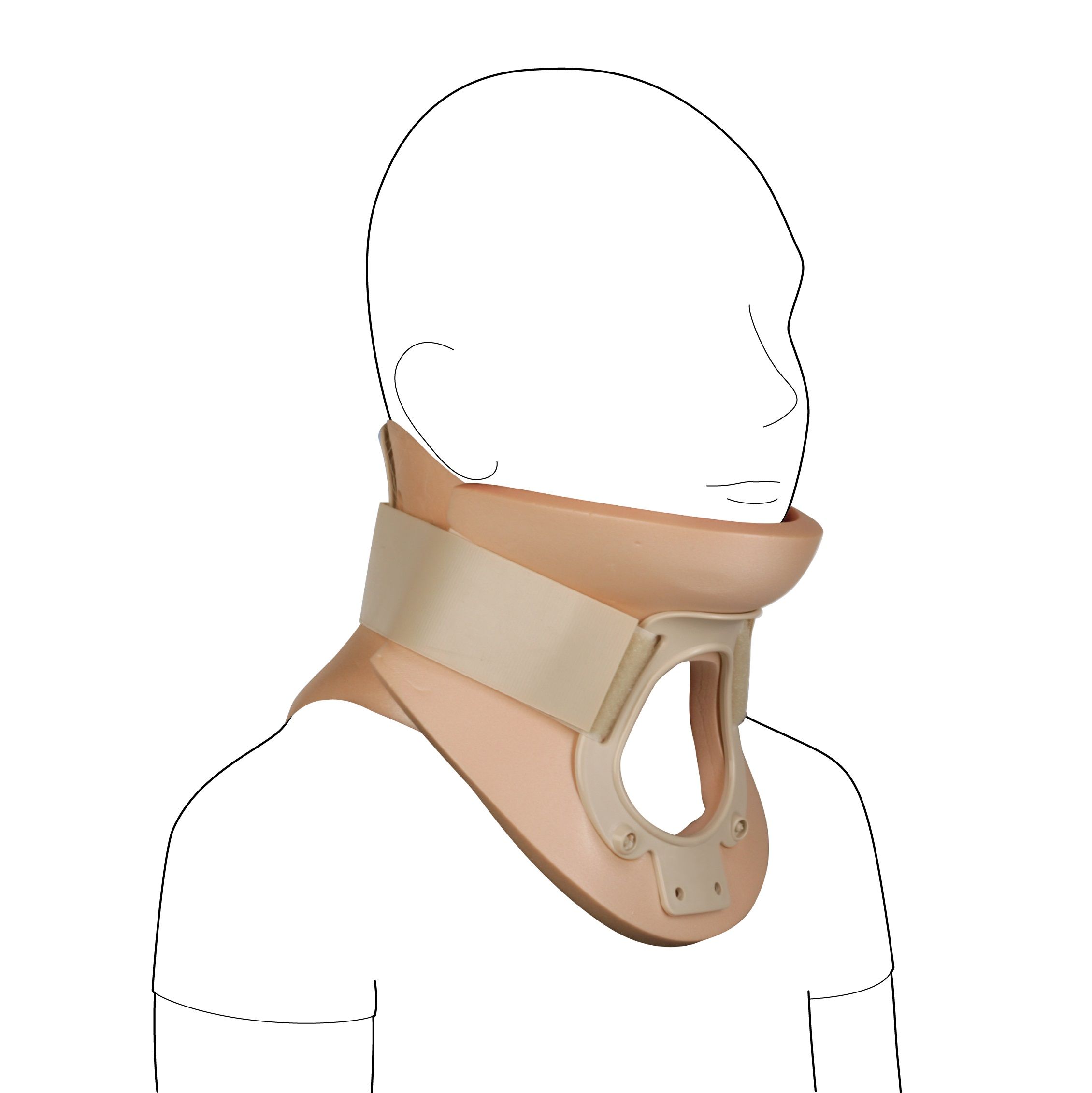 Ортопедический воротник 50C40 Otto Bock, сильная фиксация купить в OrtoMir24